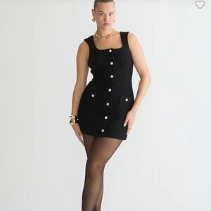Sophia sleeveless dress with jewel buttons